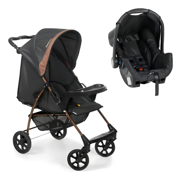 Carrinho com bebê conforto Galzerano Romano