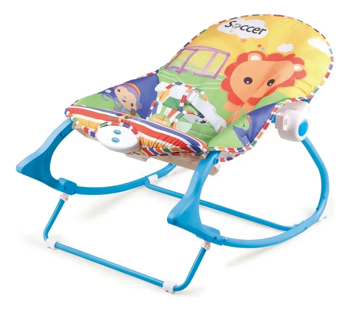 Cadeira de balanço musical Baby Style Color Leão