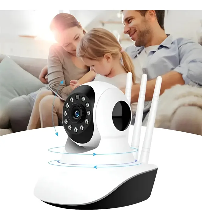 Babá eletrônica Vianova com câmera Wi-Fi
