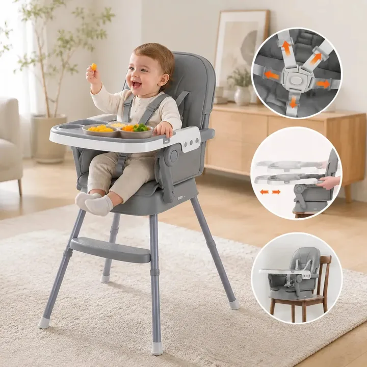 Cadeira de alimentação dobrável Flybb